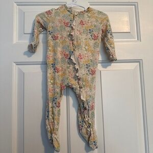 Little Me floral pajamas 6 months
